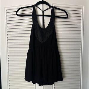 Black Sleeveless Marciano open back tank